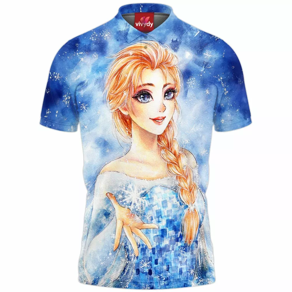 Snow Queen Elsa Polo Shirt