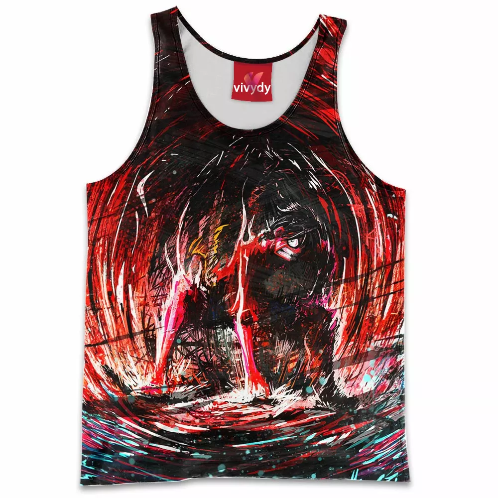 Angry Luffy Tank Top