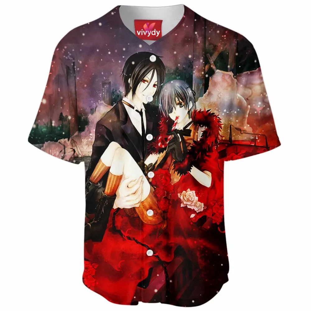 Black Butler Baseball Jersey