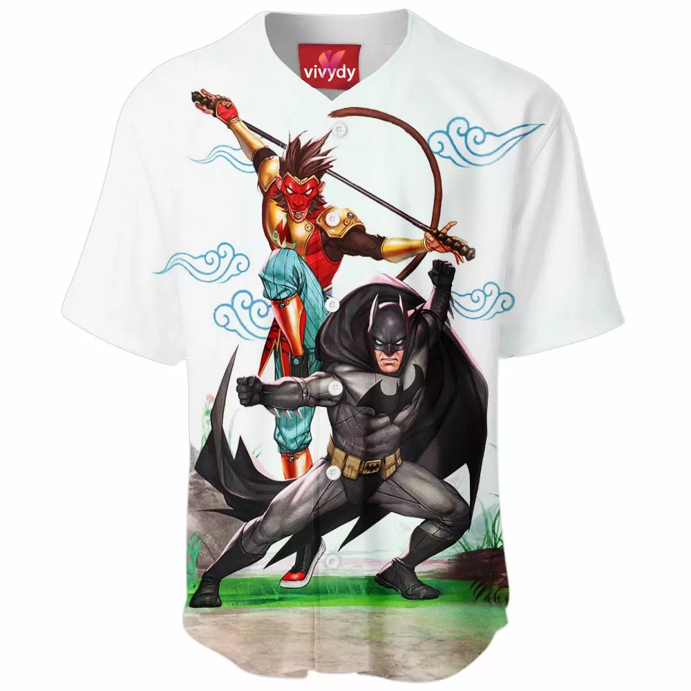 Monkey King And Batman Baseball Jersey