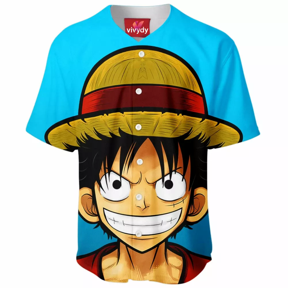 Luffy One Piece Baseball Jersey