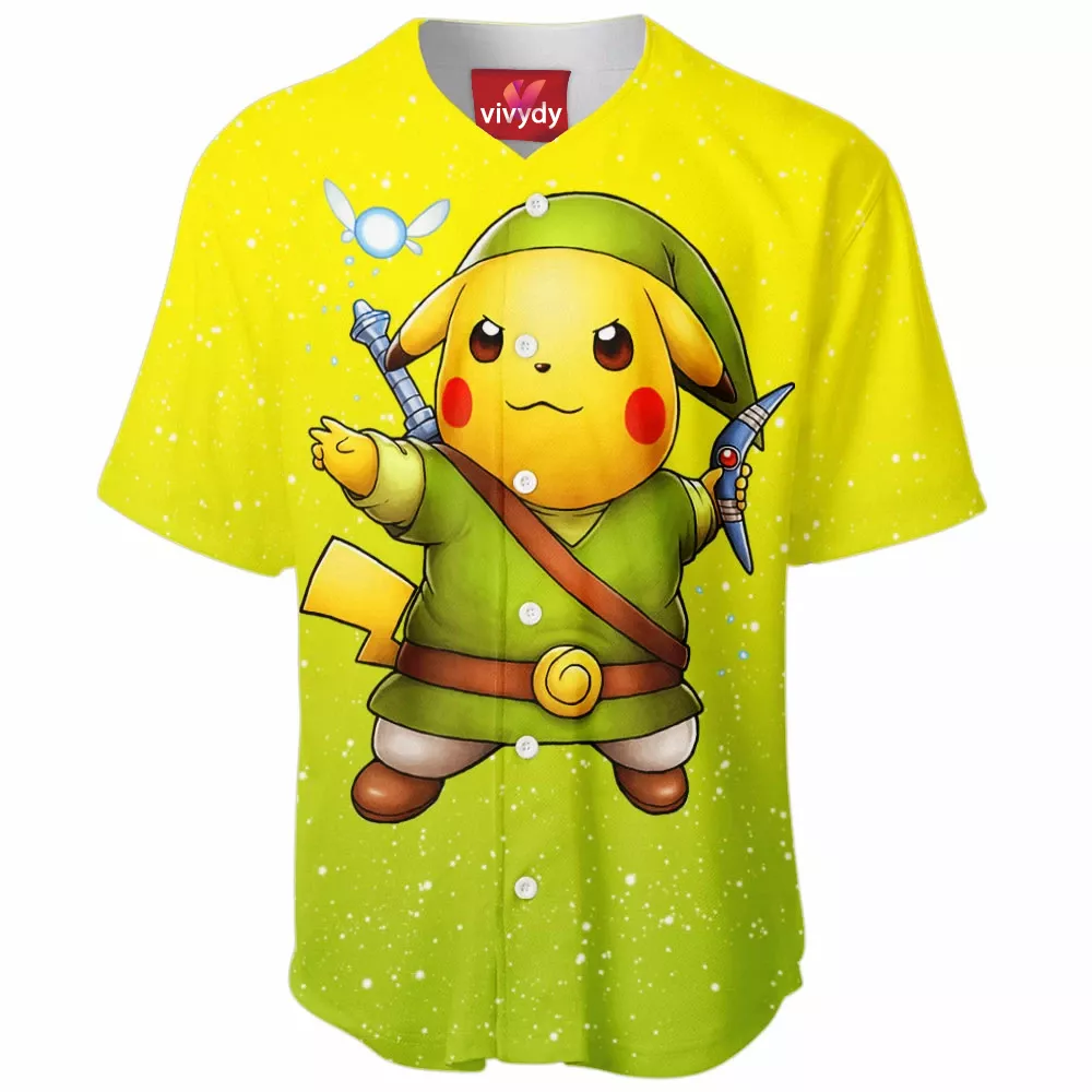 Link Pikachu Baseball Jersey