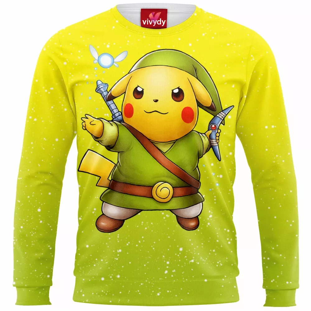 Link Pikachu Sweatshirt