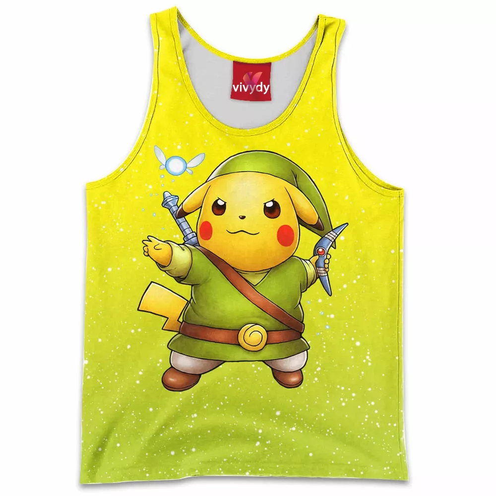 Link Pikachu Tank Top