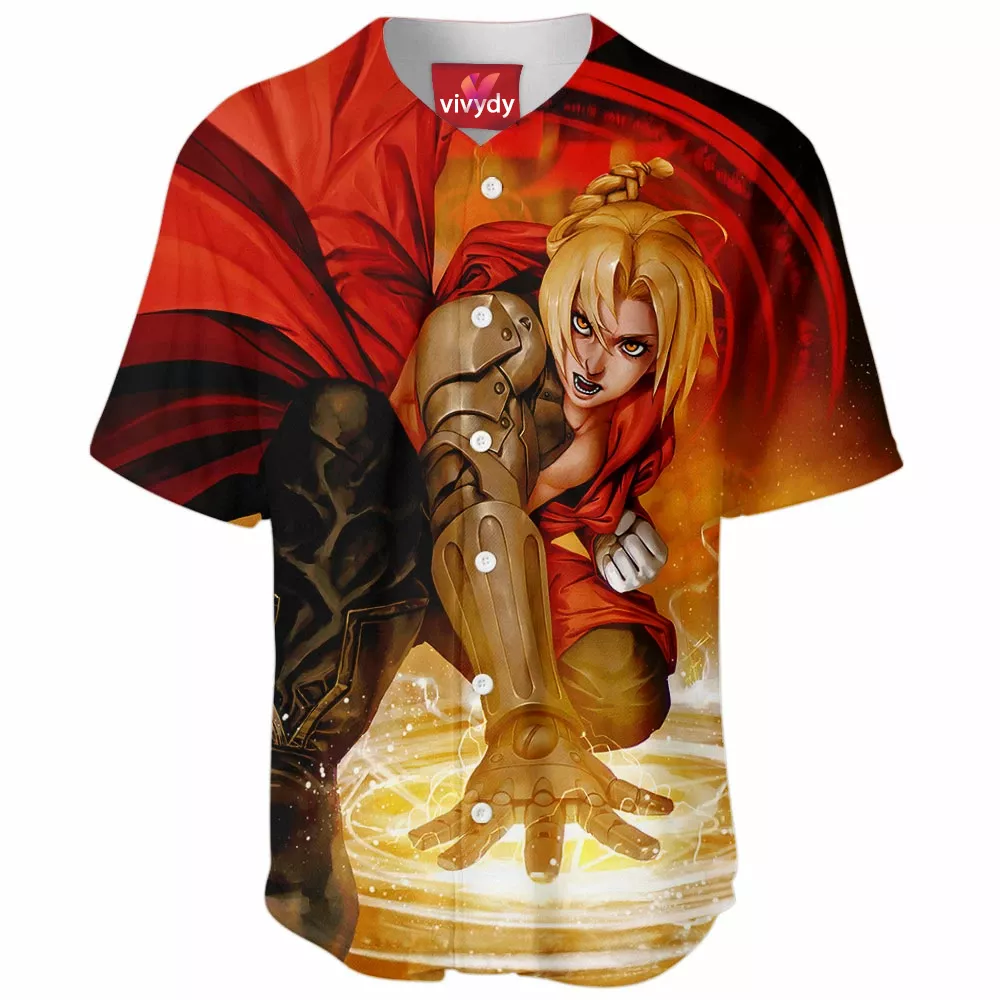 Edward Elric Baseball Jersey