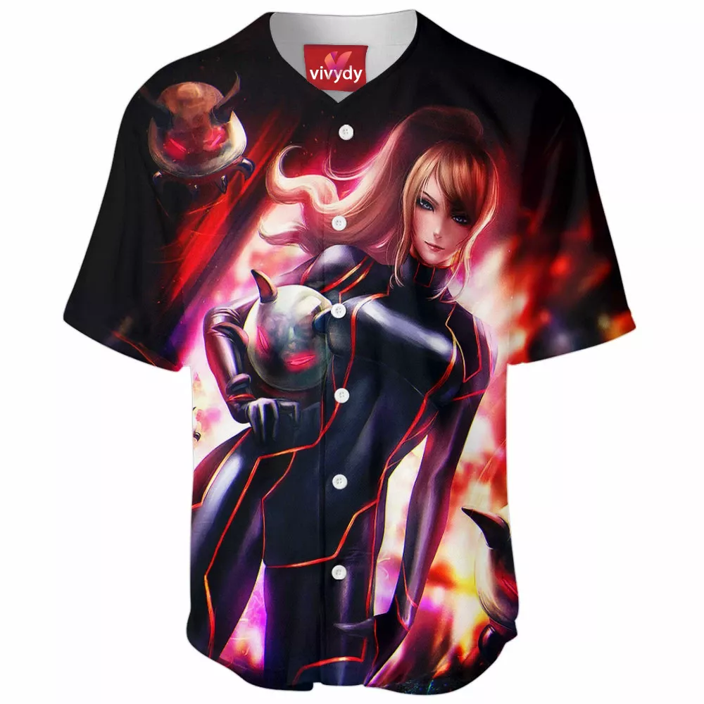 Evil Samus Baseball Jersey