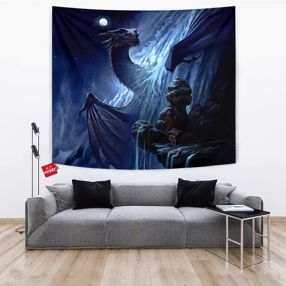 Moon Dragon Tapestry