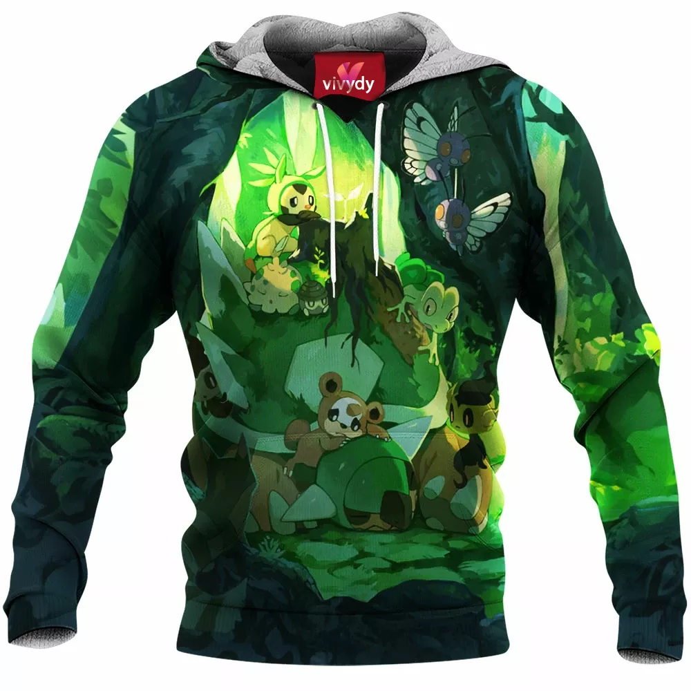 Green Pokemon Hoodie