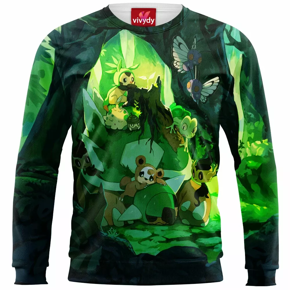 Green Pokemon Sweatshirt