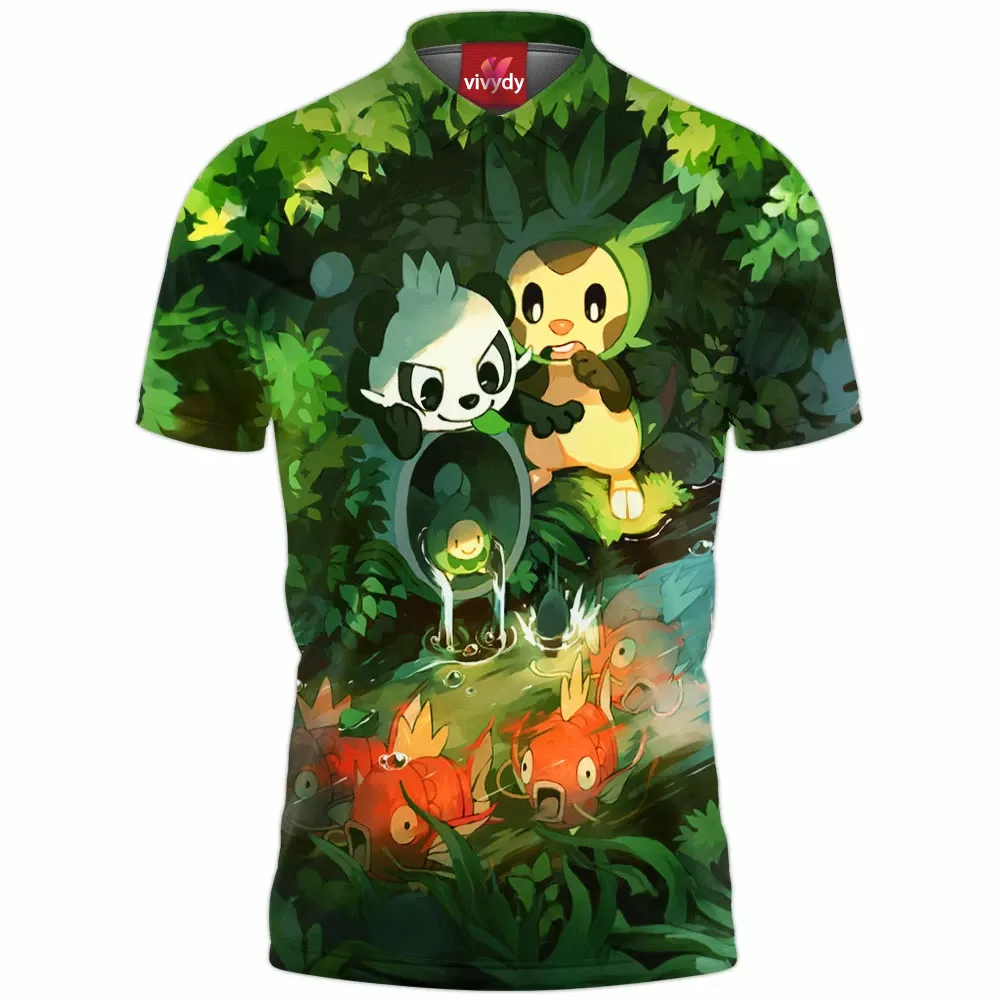 Pancham And Chespin Polo Shirt