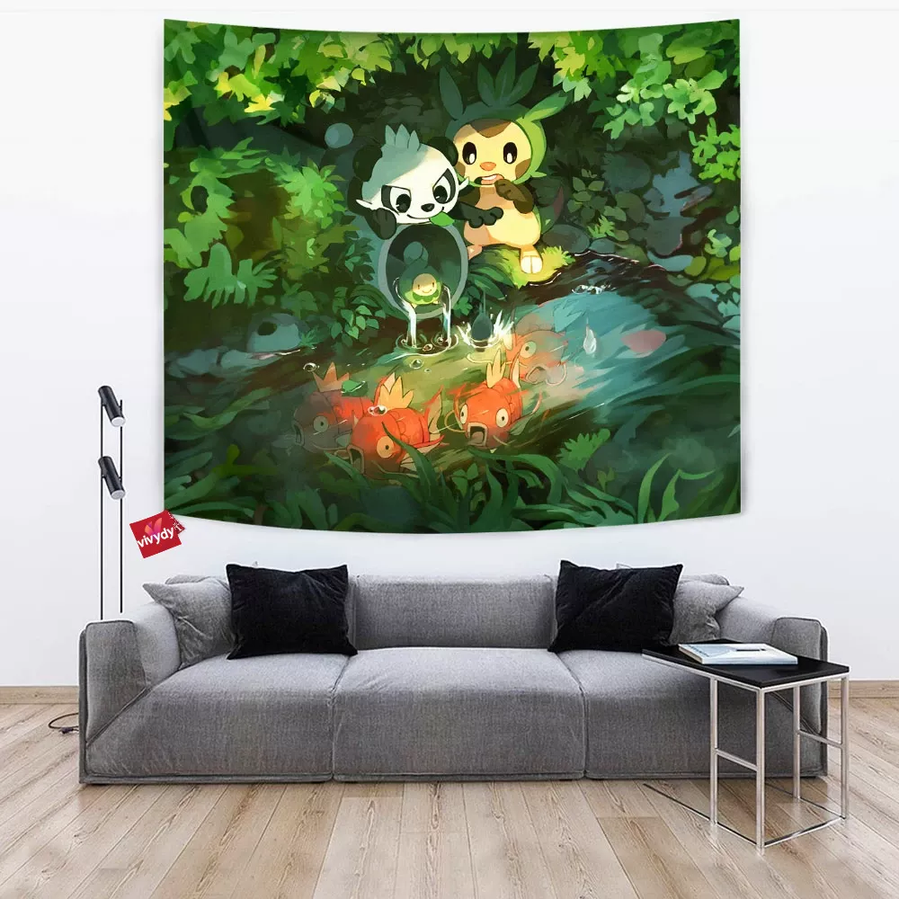 Pancham And Chespin Tapestry