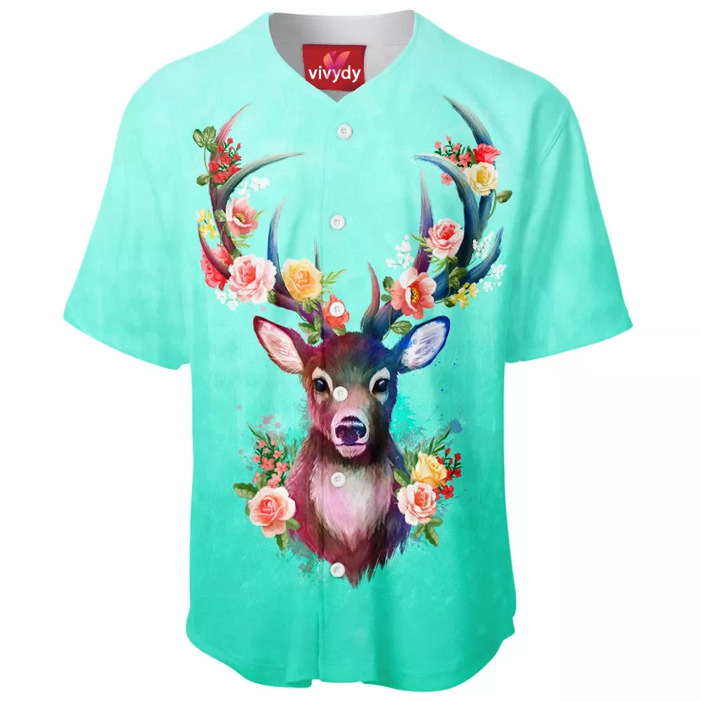 Deer Of Spring Baseball Jersey