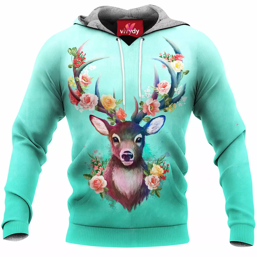 Deer Of Spring Hoodie