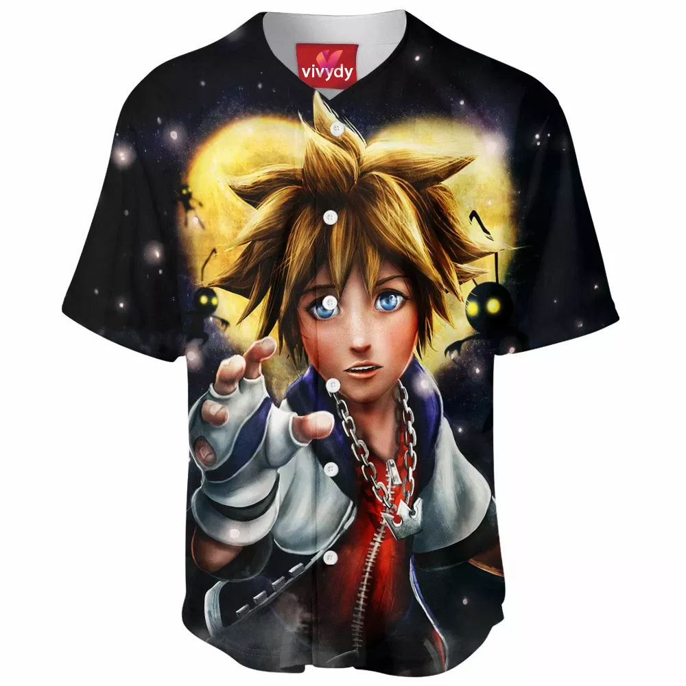 Sora Kingdom Hearts Baseball Jersey