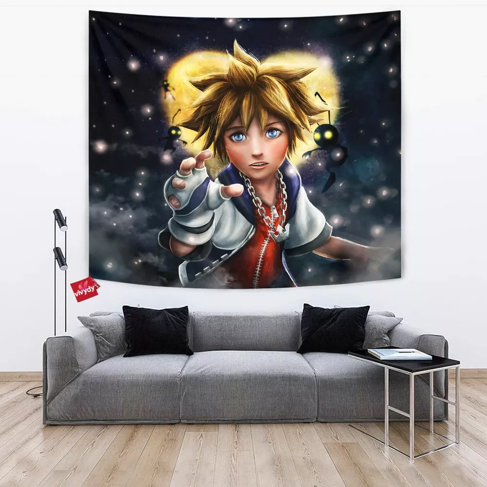 Sora Kingdom Hearts Tapestry