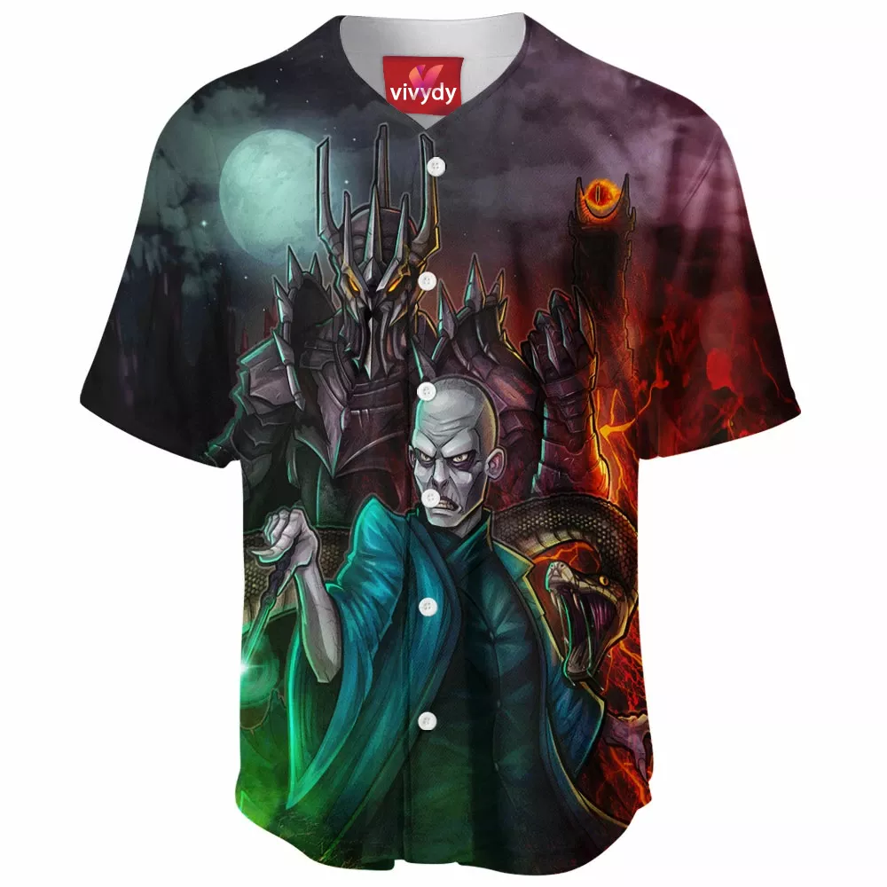 Sauron And Voldemort Baseball Jersey