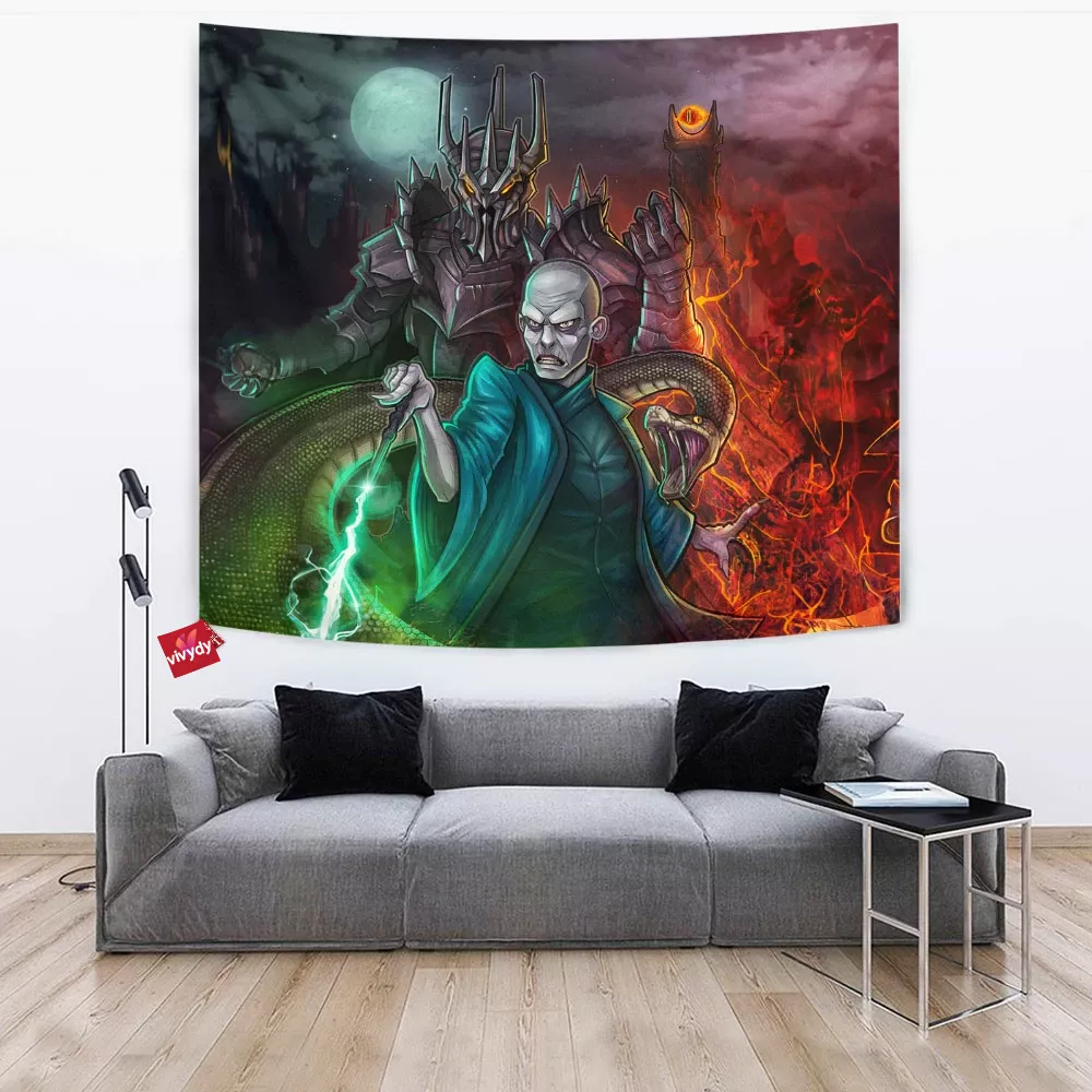 Sauron And Voldemort Tapestry