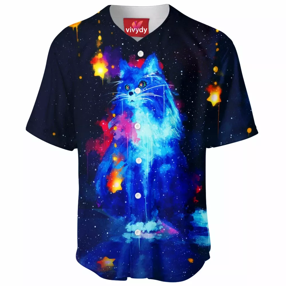 Cosmic Cat Baseball Jersey