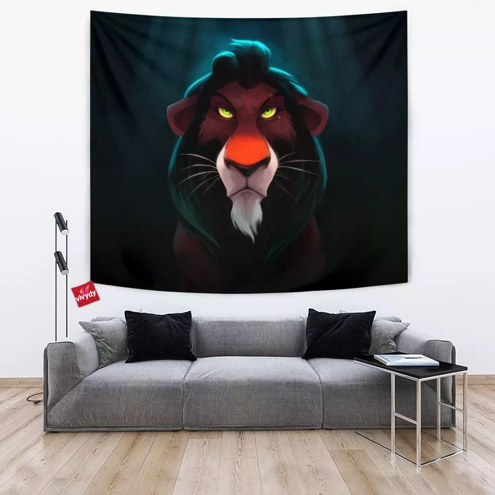 Scar Lion King Tapestry