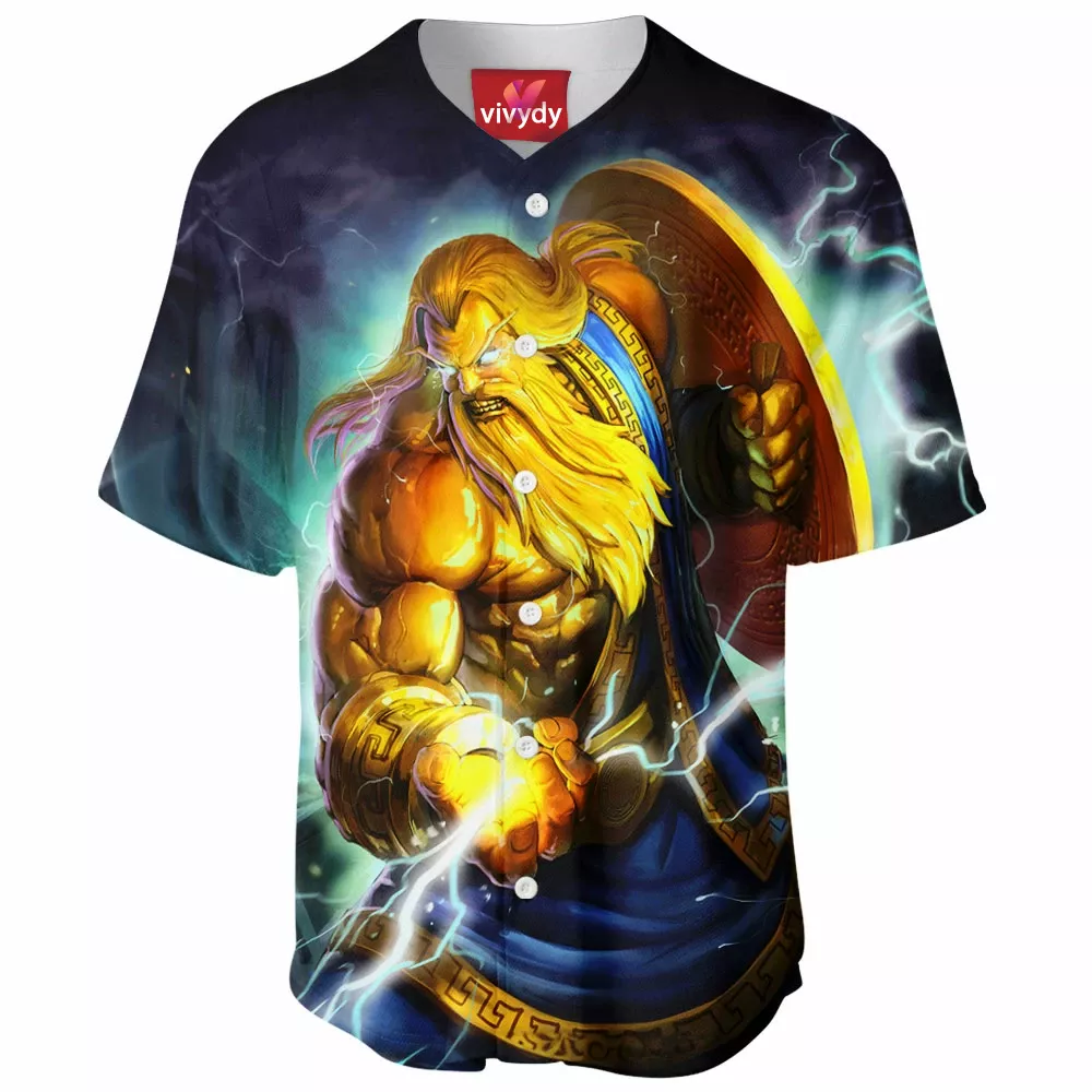 Smite Zeus Baseball Jersey