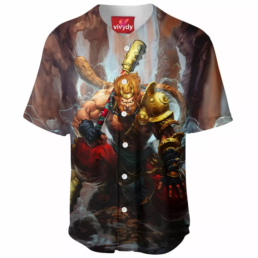 Smite Wukong Baseball Jersey