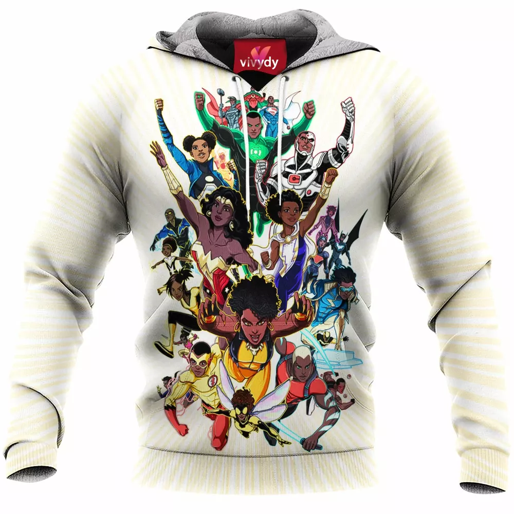 Black Superheroes Of The Comic Hoodie