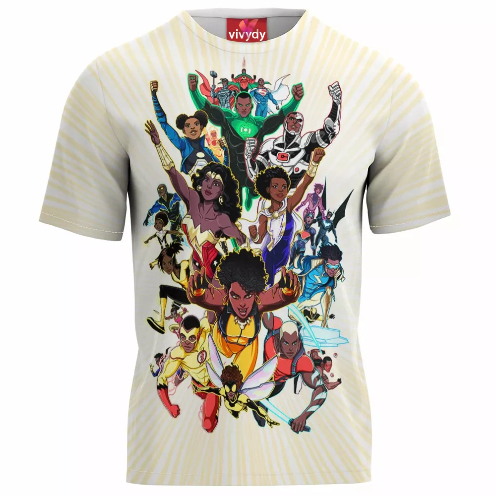 Black Superheroes Of The Comic T-Shirt