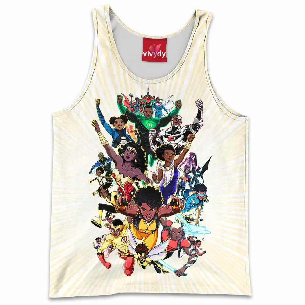 Black Superheroes Of The Comic Tank Top