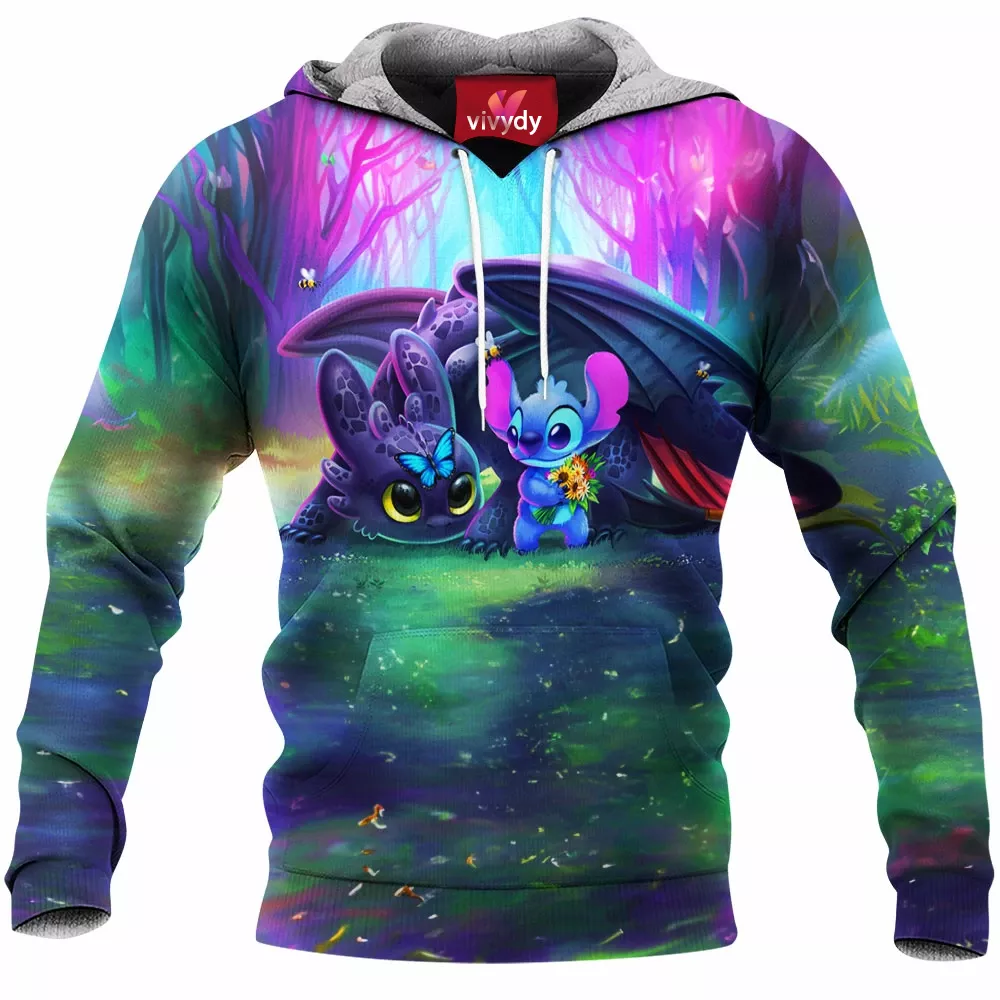 Toothless And Stitch Hoodie