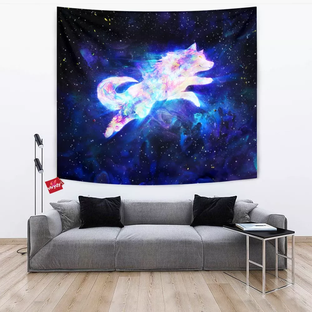 SPACE WOLF SPIRIT Tapestry