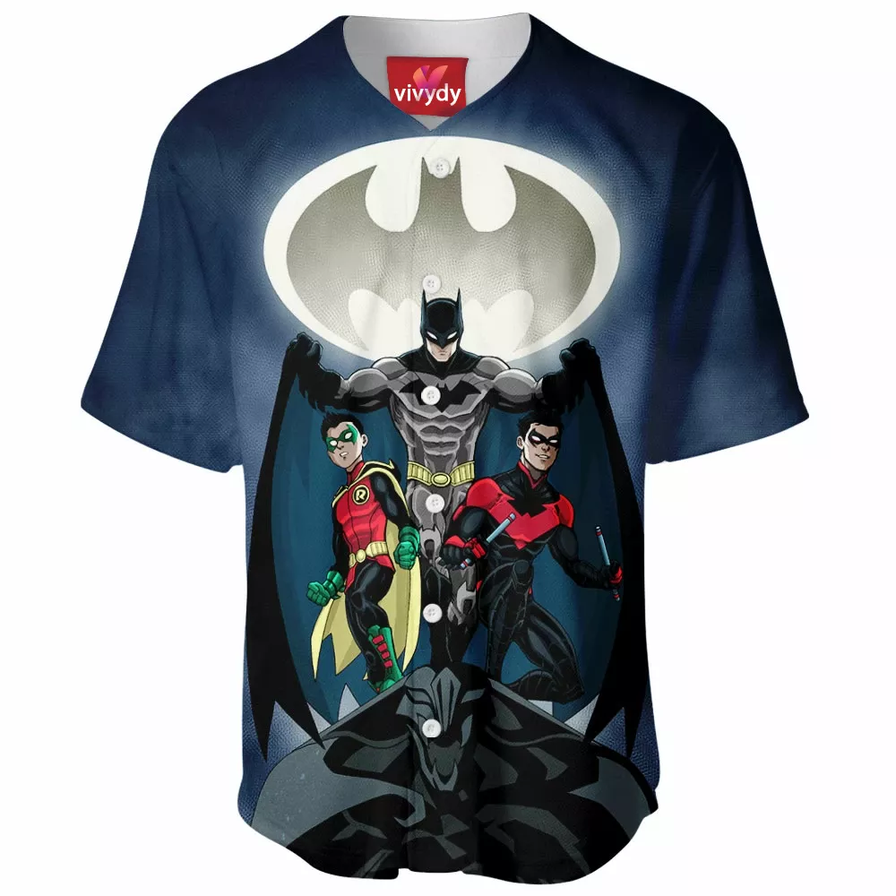 Batman and Robin Baseball Jersey