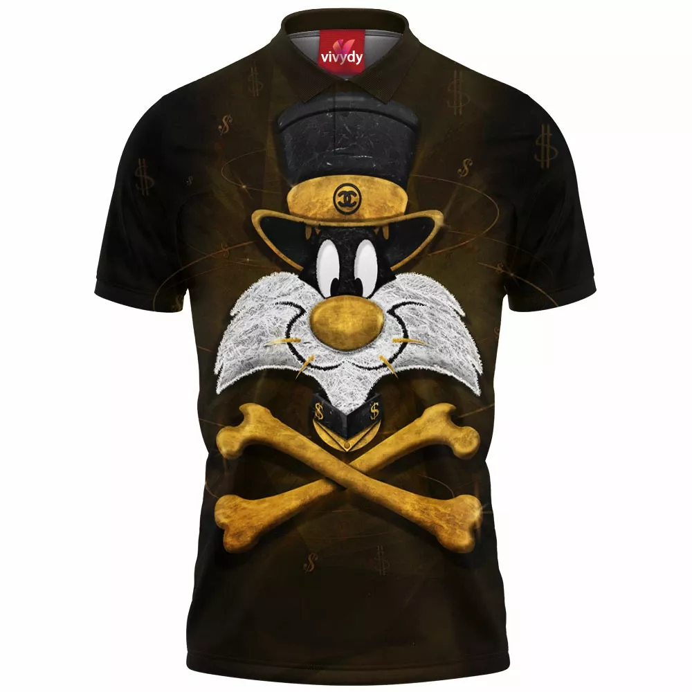 Sylvester the Cat,Meow Polo Shirt