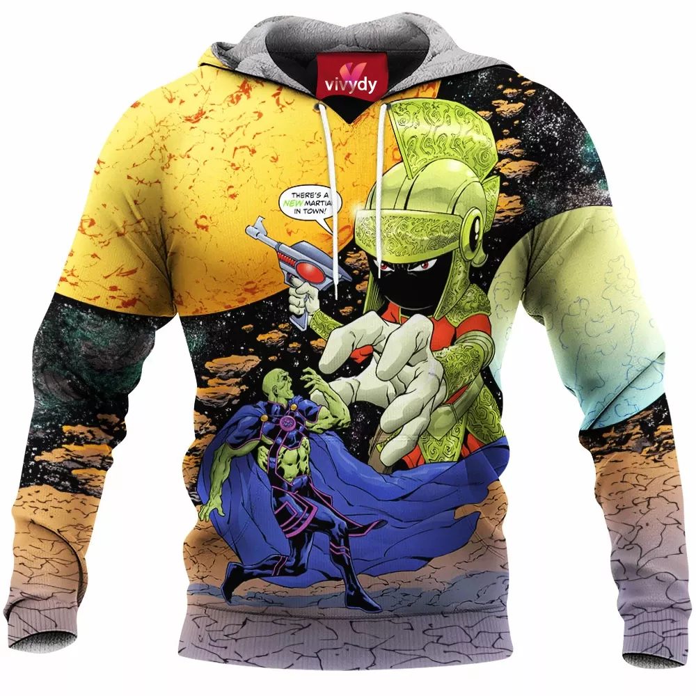 Martian Manhunter vs Marvin the Martian Hoodie