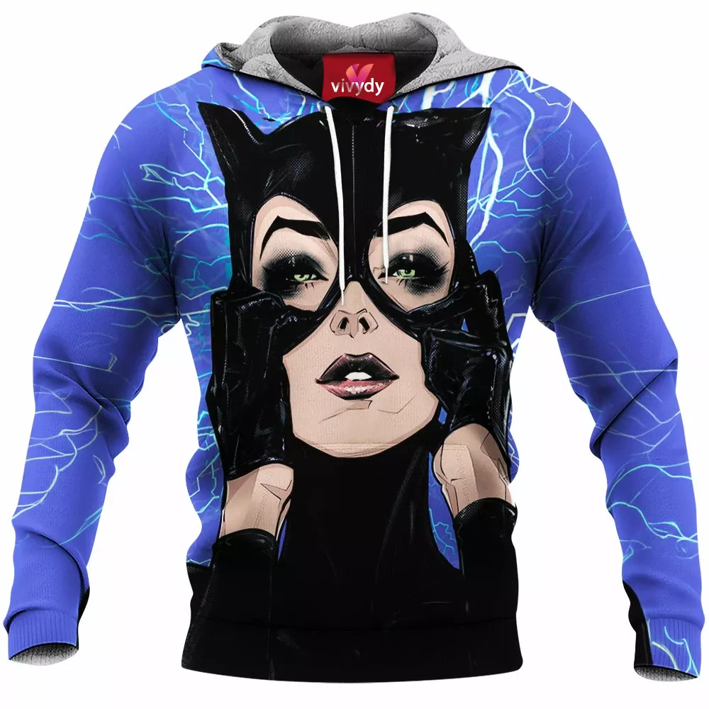 Cat,Meowwoman Hoodie