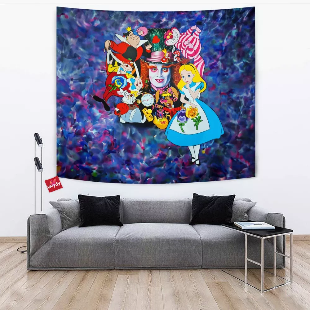 The Mad Hatter Tapestry