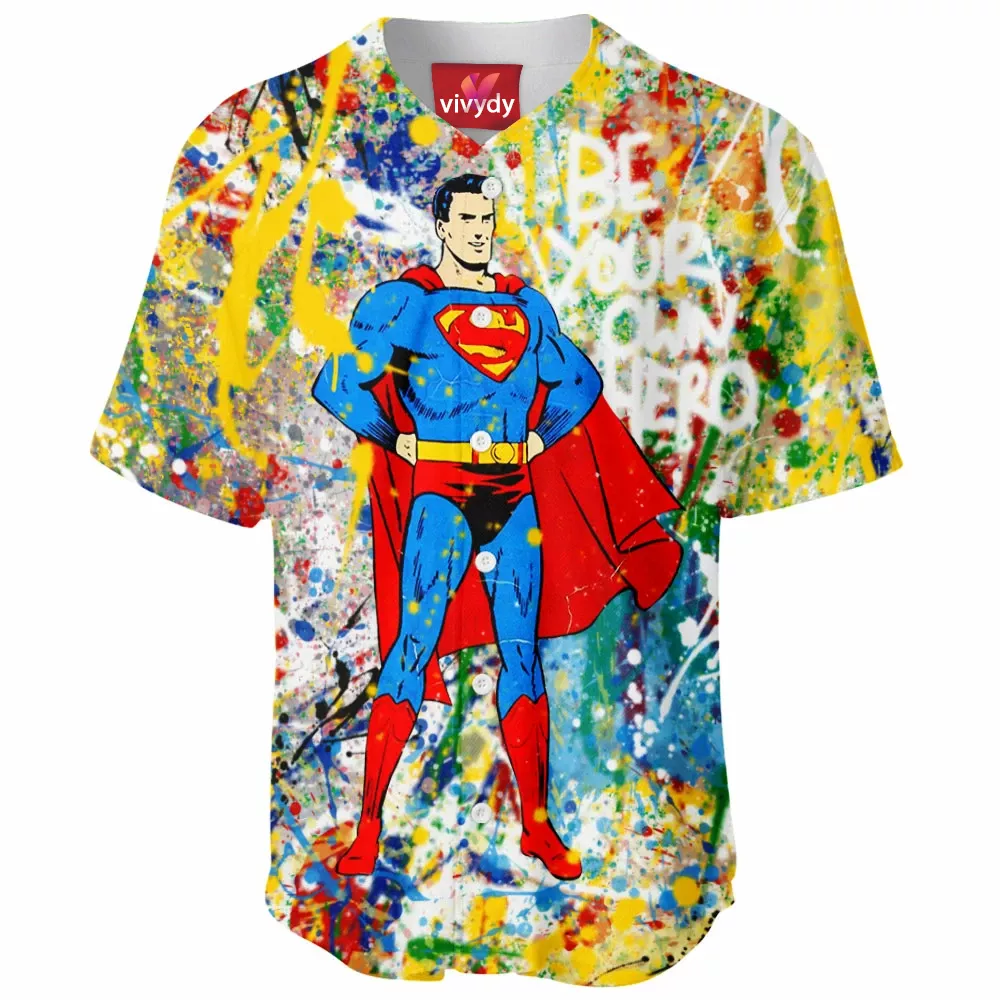 Superman Baseball Jersey