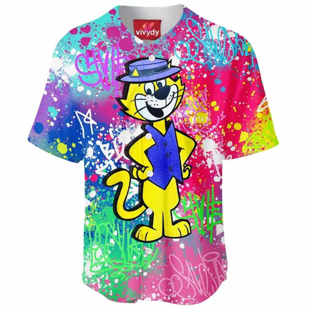 Top Cat,Meow Baseball Jersey