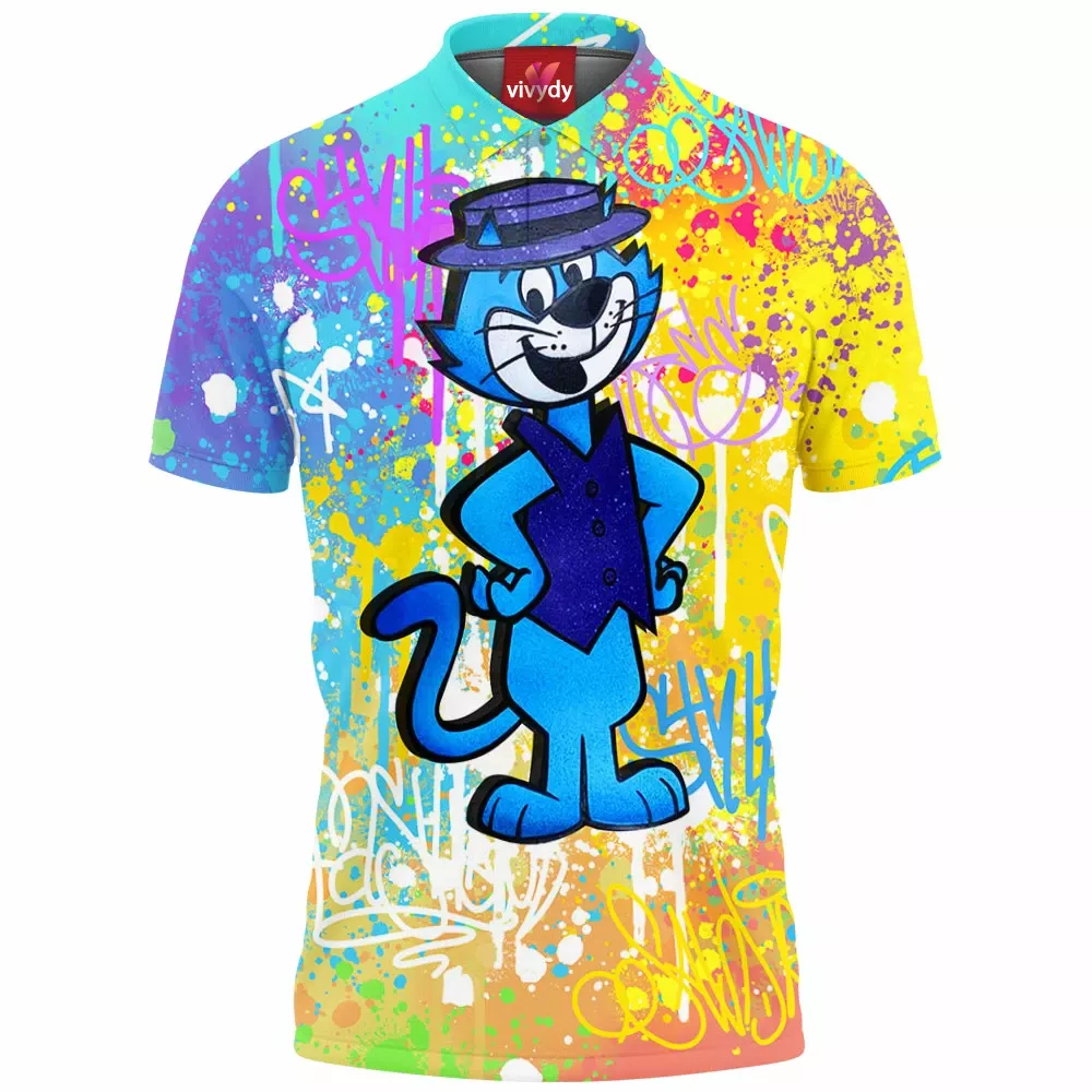 Top Cat,Meow Polo Shirt