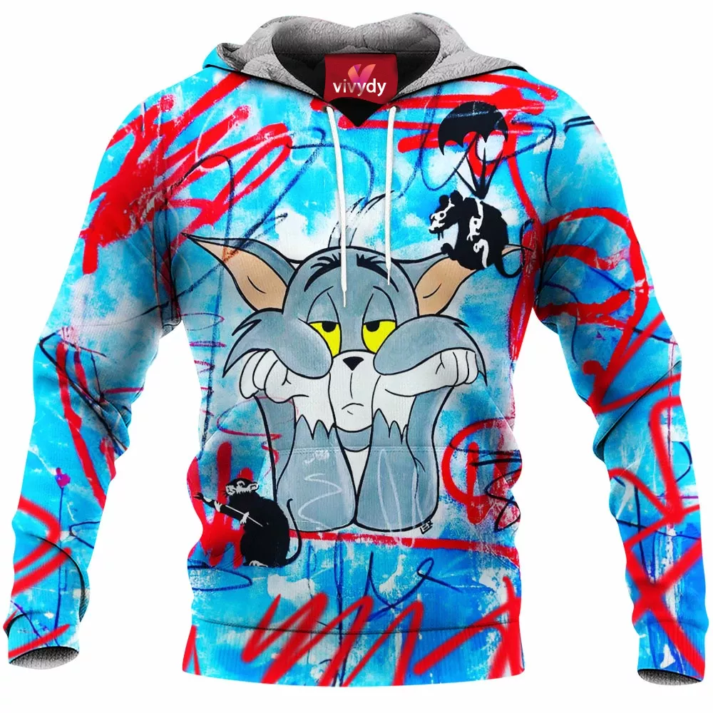 Tom Cat,Meow Hoodie