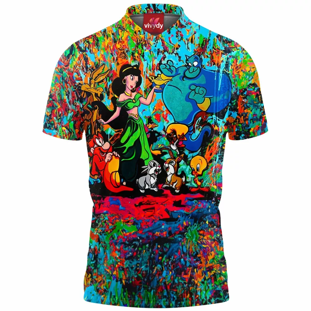 Animated Looney Tunes Polo Shirt