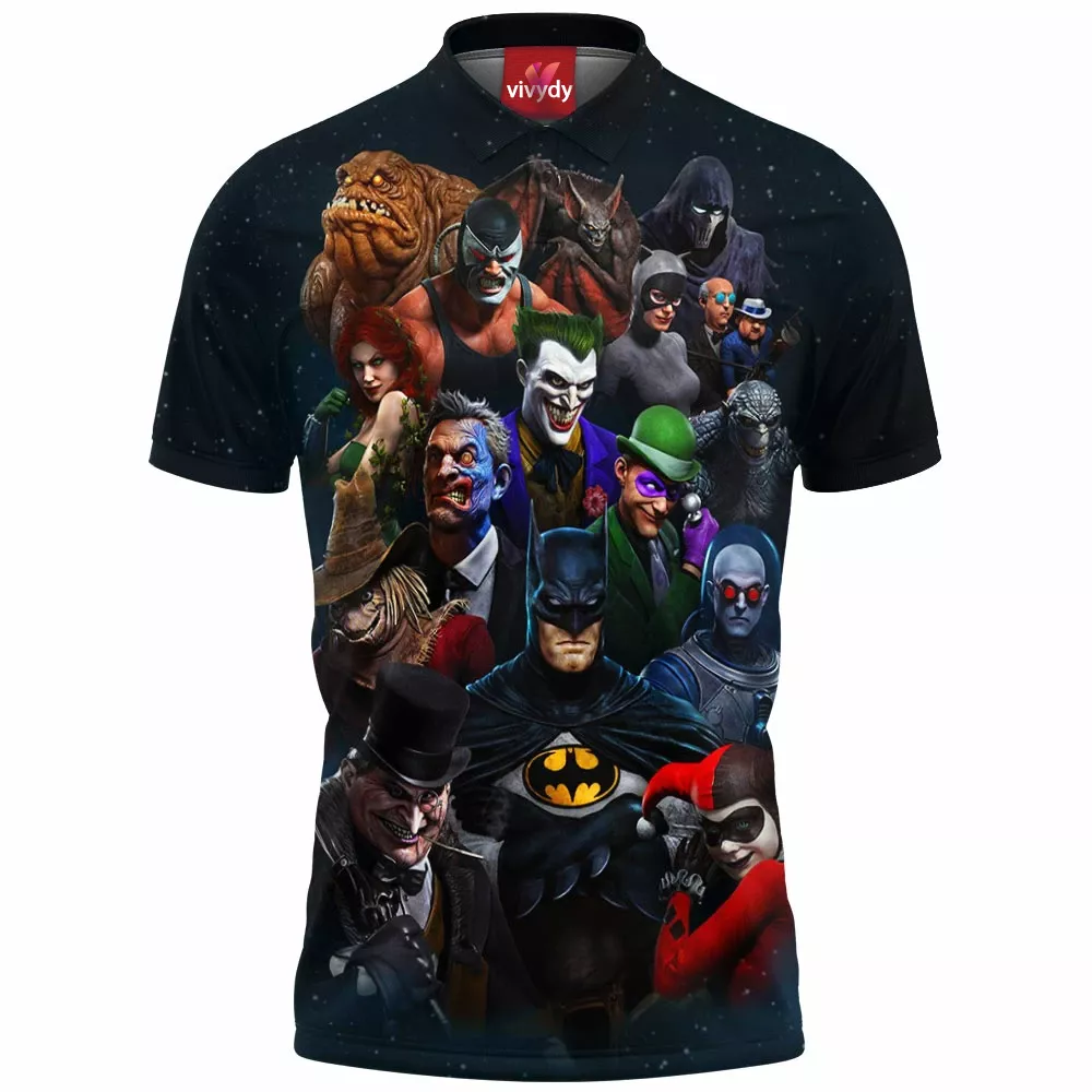 Batman Villain Polo Shirt