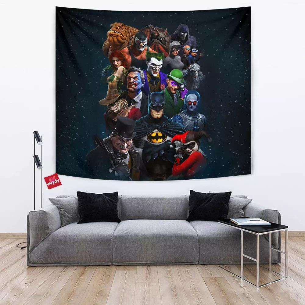 Batman Villain Tapestry