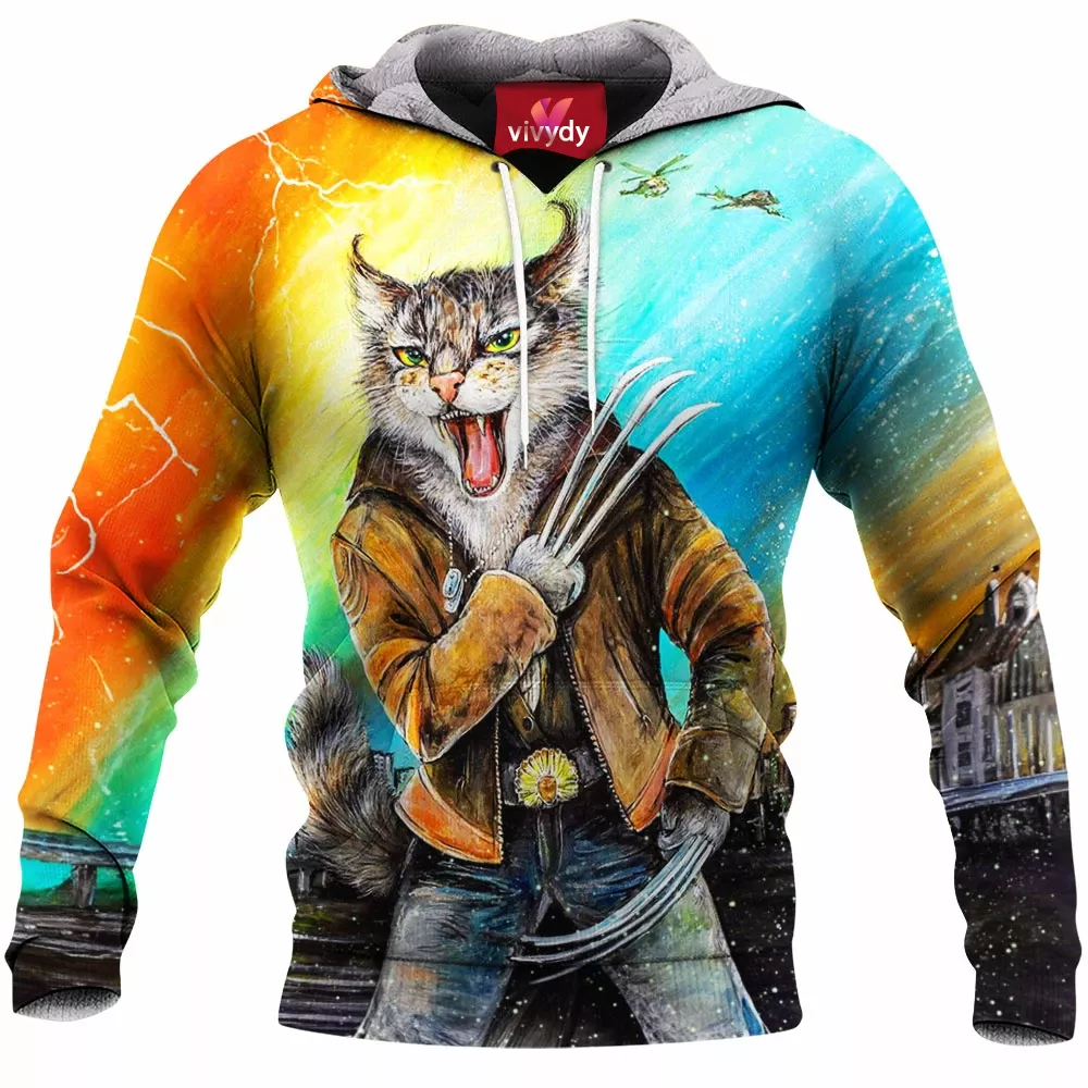 Wolverine Cat Hoodie