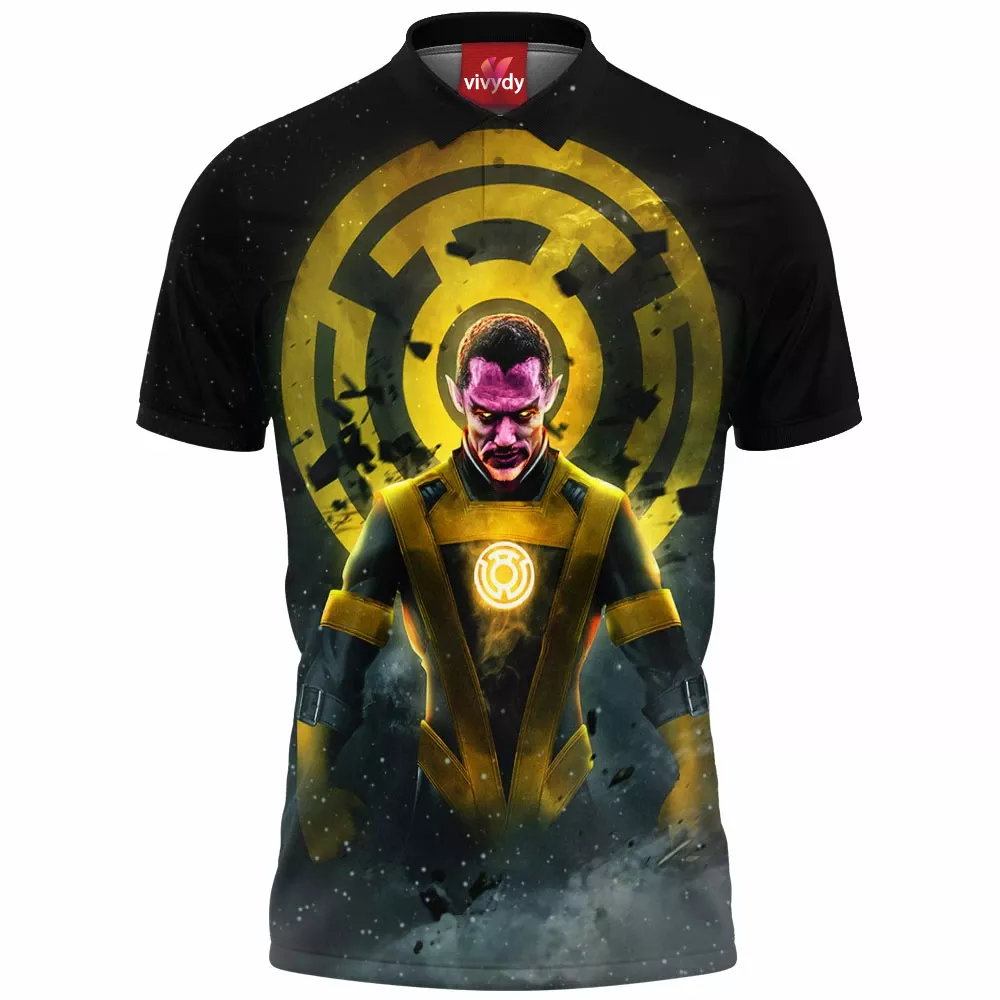 Yellow Lantern Sinestro Polo Shirt