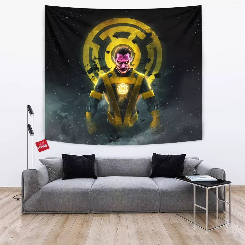 Yellow Lantern Sinestro Tapestry