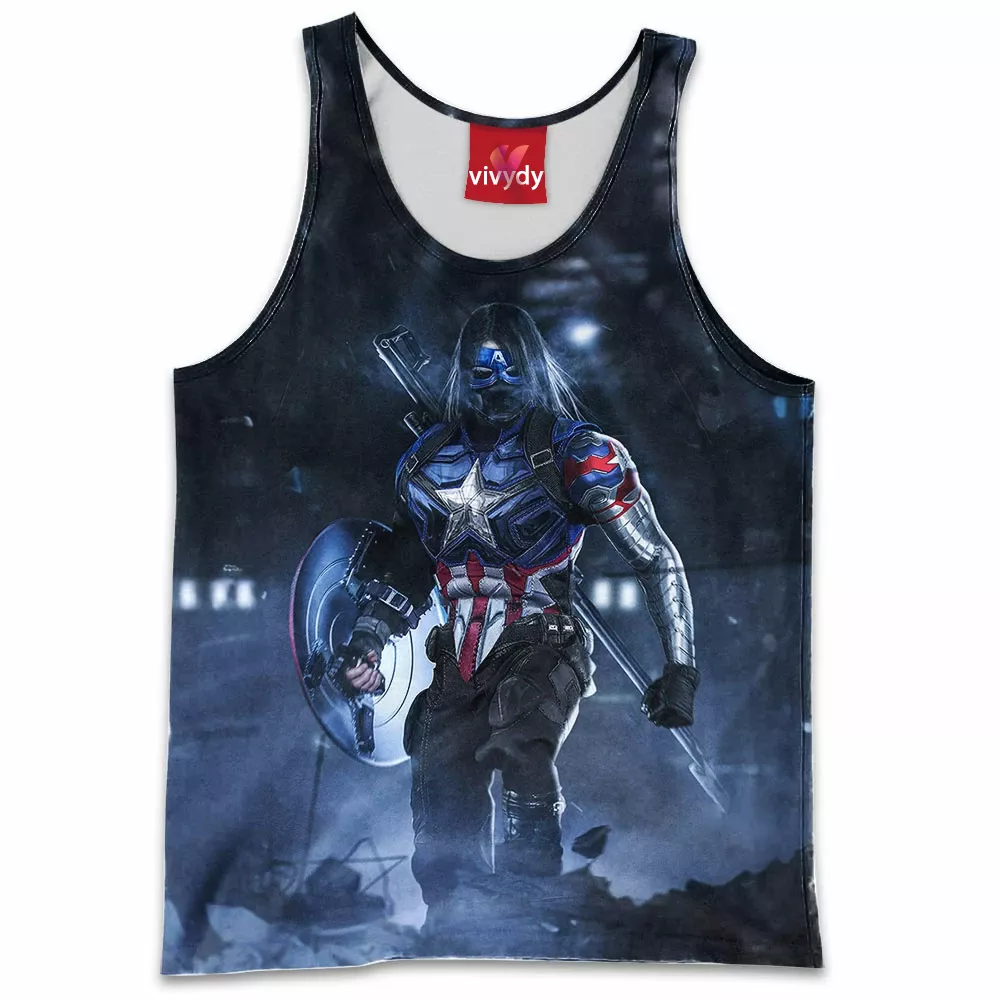 Winter Soldier x Captain America Tank Top