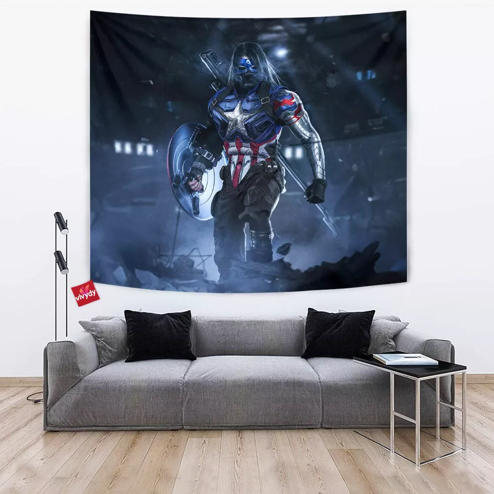 Winter Soldier x Captain America Tapestry