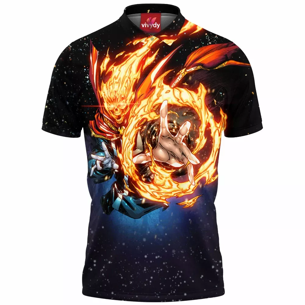 Doctor Stranger x Ghost Rider Polo Shirt