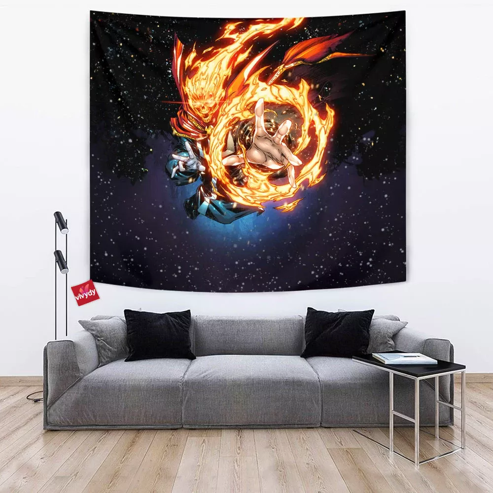 Doctor Stranger x Ghost Rider Tapestry