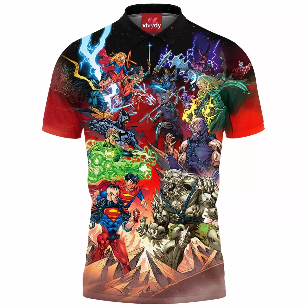 Comic War Zone Polo Shirt